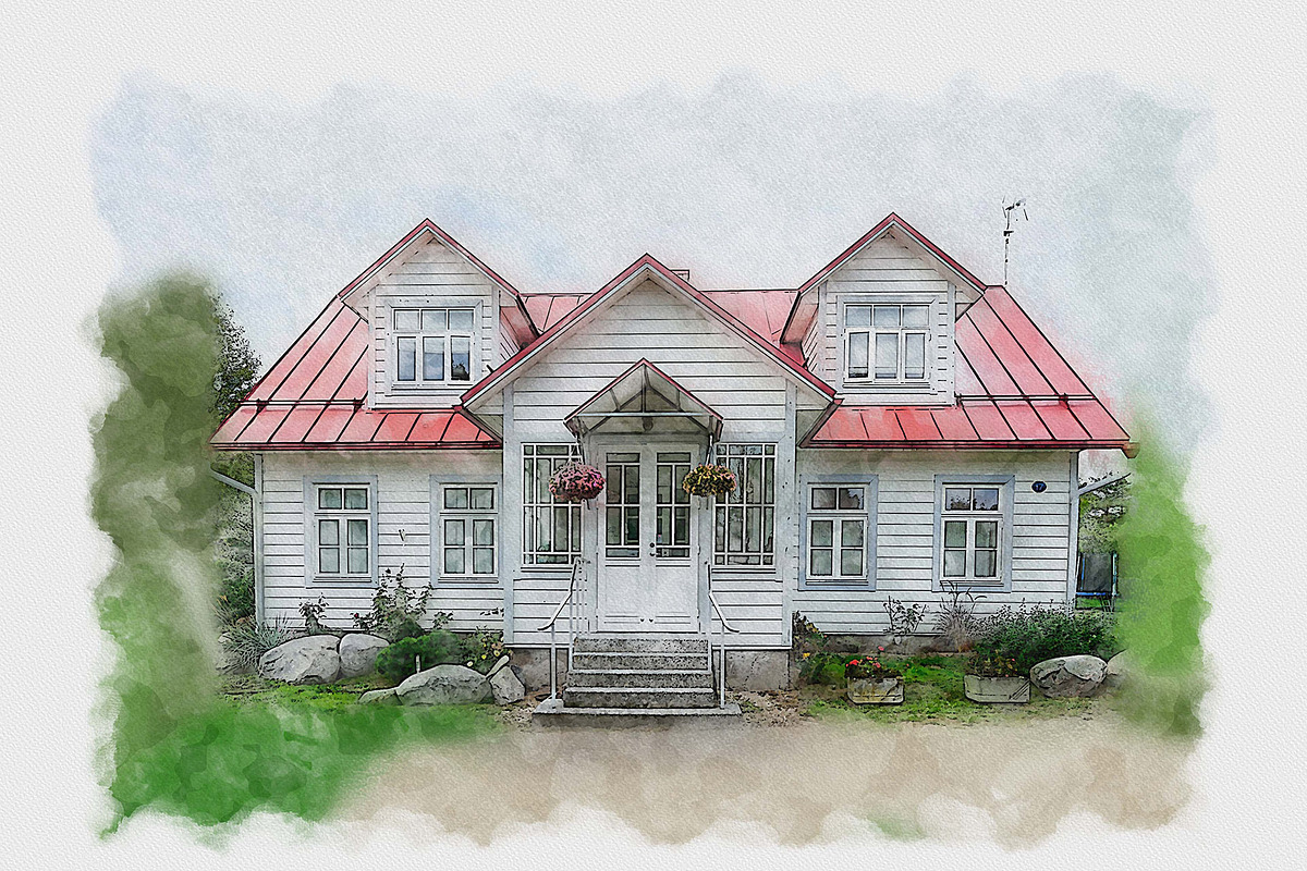 House Portrait from Photo Action, an Action Add-On by MRI STUDIO (Photo 3 of 17)