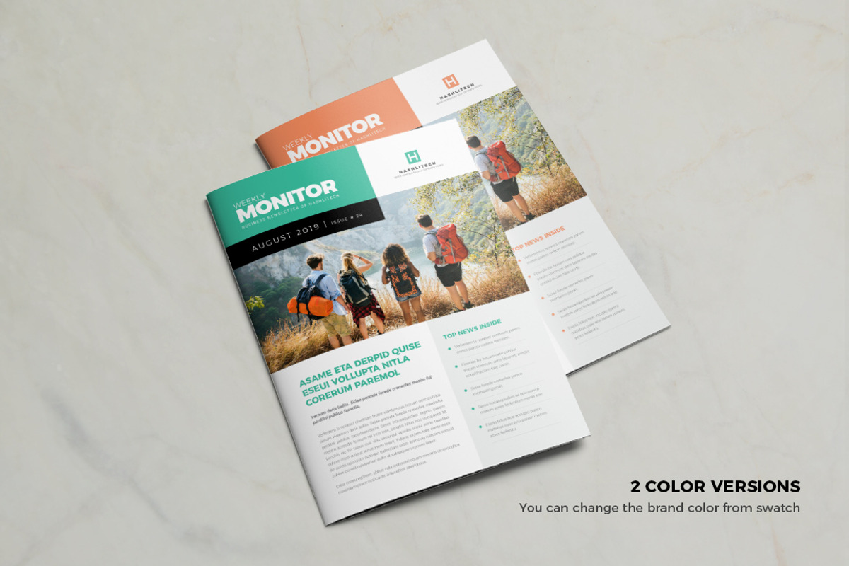 Business Newsletter, a Brochure Template by DesignJanala (Photo 4 of 4)