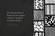 120 Hand-Drawn Organic Patterns, a Pattern Graphic by Rienne Studio (Thumbnail 3 of 25)