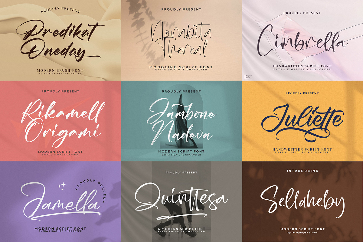 Modern and Stylish Script Font, a Font by Integritype Studio (Photo 4 of 9)
