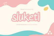 Sluketi - Simple Handwritten Font