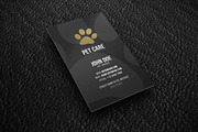 Pet Care Business Card, a Business Card Template by Rafael Oliveira (Thumbnail 4 of 4)