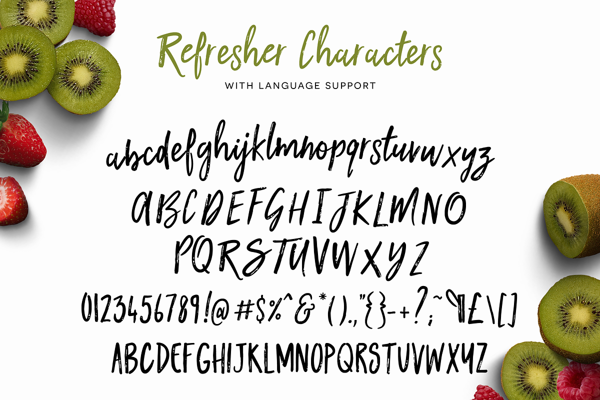 Kiwi Refresher Font Duo preview 4