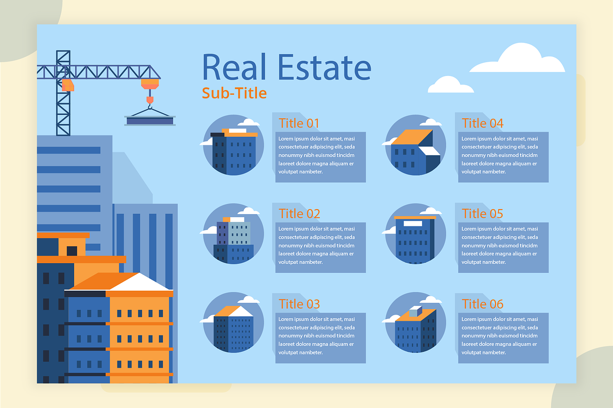 Construction Infographic Template, a Templates & Theme by Bartama Graphic (Photo 3 of 4)