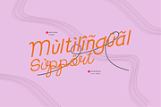 Arluna - Script Monoline Font, a Script Font by Pandeka Studio (Thumbnail 8 of 9)