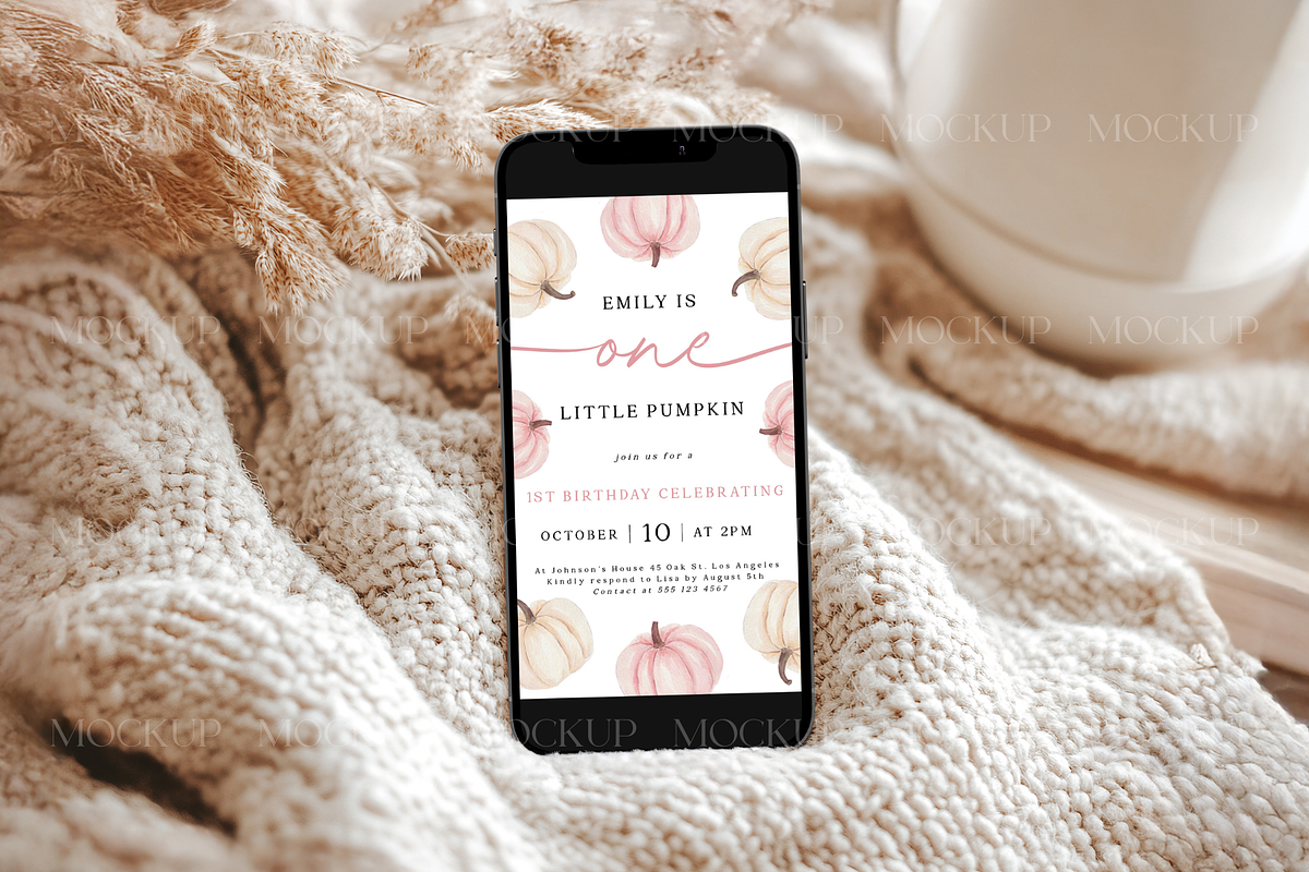 Cell Phone Mockup, Phone Screen Mock, a Product Mockup by TatiMockup (Photo 4 of 6)