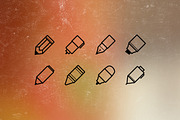 Writing Implements Icon Set, an Icon by Medialoot (Thumbnail 4 of 5)