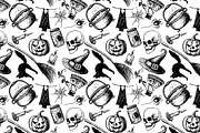 Halloween. Hand Drawn Vintage Set, a Graphic by Epine (Thumbnail 3 of 4)