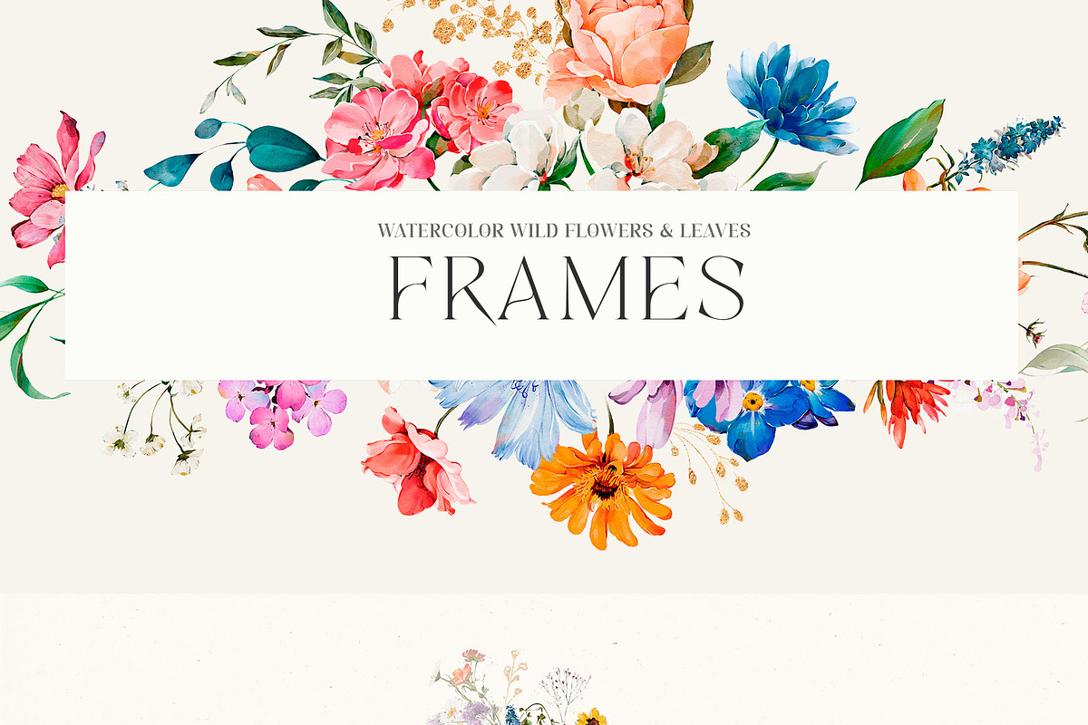 Watercolor Wildflowers & Leaves, a Decorative Illustration by Damian Roh (Photo 11 of 24)