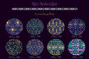 Neo Arabesque: patterns & borders, a Pattern Graphic by Mona Ahmed (Thumbnail 2 of 15)