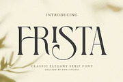 FRISTA || modern ligature, a Serif Font by ToniStudio (Thumbnail 1 of 12)