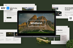 Wildland - Keynote Templates, a Presentation Template by Deepslide Studio