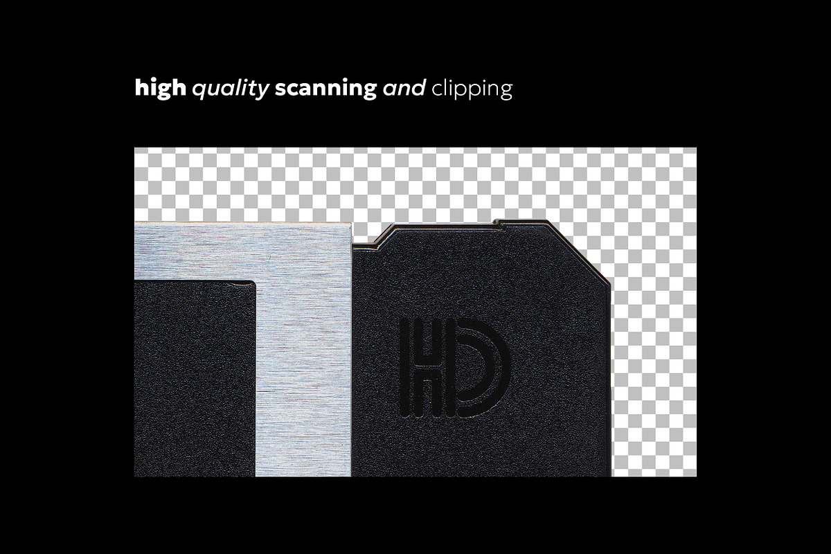 Floppy Disk Mockup, a Product Mockup by BORT GRAPHIC (Photo 4 of 8)