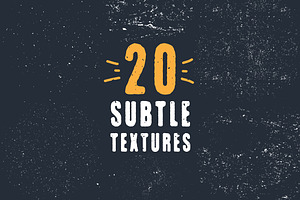 20 Vector Subtle Grunge Textures