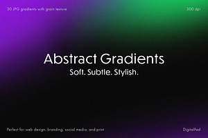 30 Abstract Gradients Set