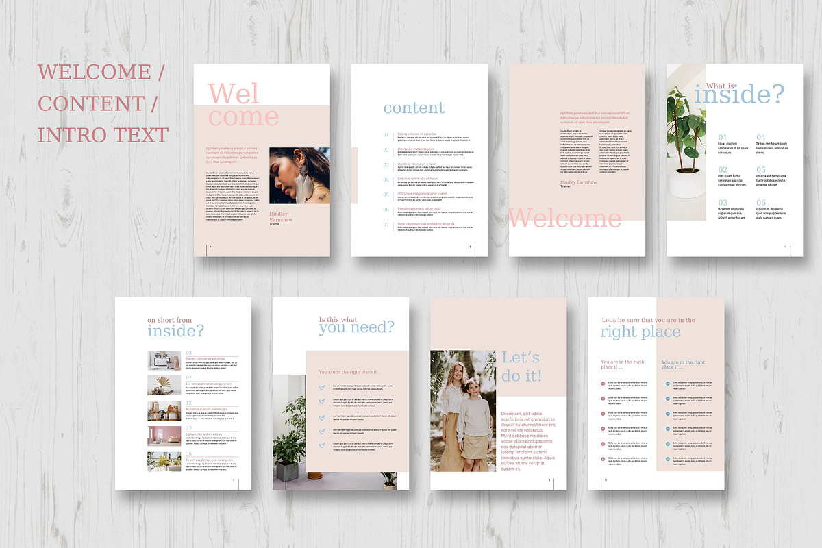 Canva Course Workbook Template, a Marketing Template by Sabin (Photo 4 of 15)