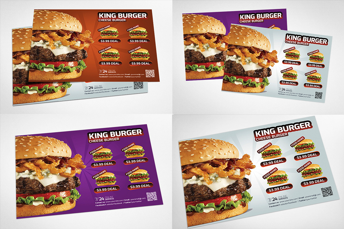 Food Menu Big Bundle, a Flyer Template by AfzaalGraphics (Photo 20 of 22)