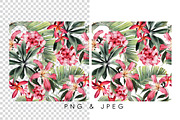Seamless tropical patterns, a Pattern Graphic by ollalya (Thumbnail 6 of 17)