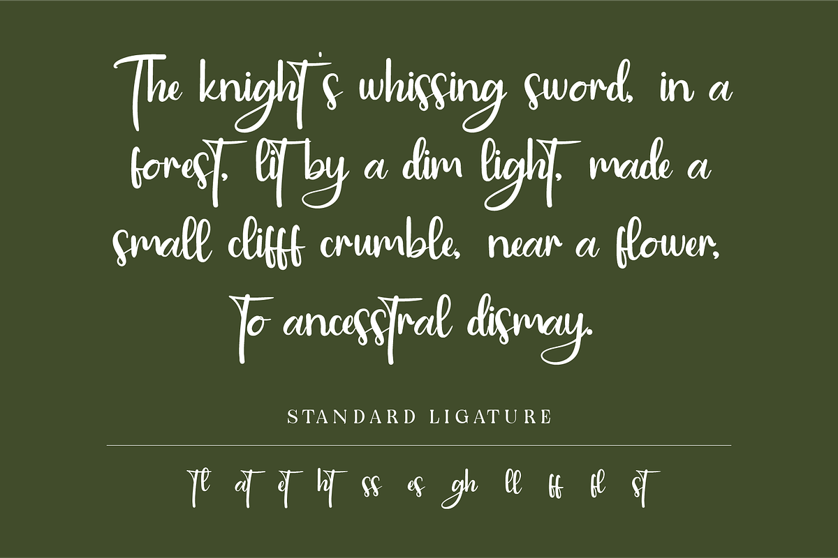 Golden Glamoura - Beauty Handwritten, a Handwritten Font by Indotype Foundry (Photo 6 of 10)