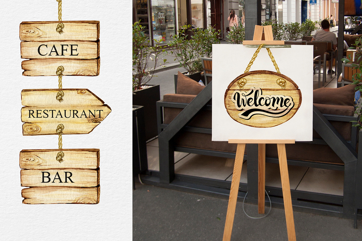 Wooden Sign, Boards creator, an Object Graphic by svetlanaARTdreams (Photo 8 of 9)