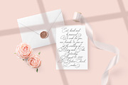 Lovely Monoline Script Font, a Script Font by Anna Zakharchenko (Thumbnail 7 of 10)