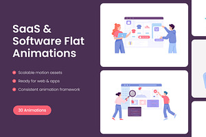 30 Animated SaaS & Software