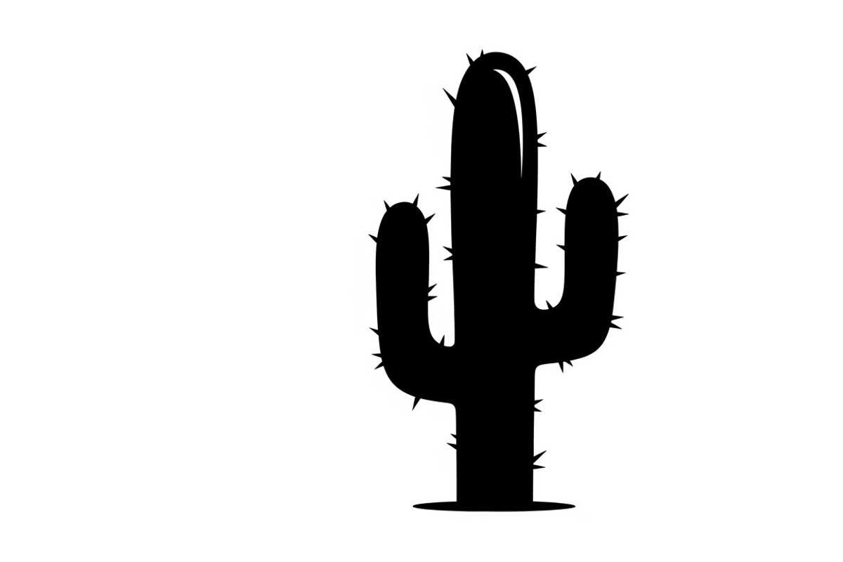 collection of desert cactus silhouet, an Illustration by Amazin_art (Photo 31 of 33)