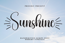 Sunshine | Script Font