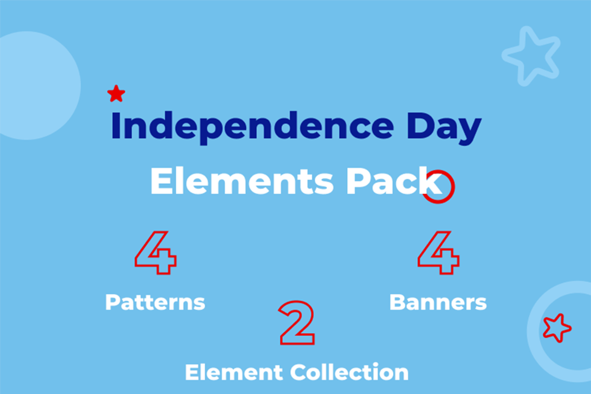 Independence Day Clipart Bundle, a Pattern Graphic by Halfcircle (Photo 1 of 7)