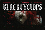 Dark Brutal Typeface, a Blackletter Font by alit design (Thumbnail 3 of 17)