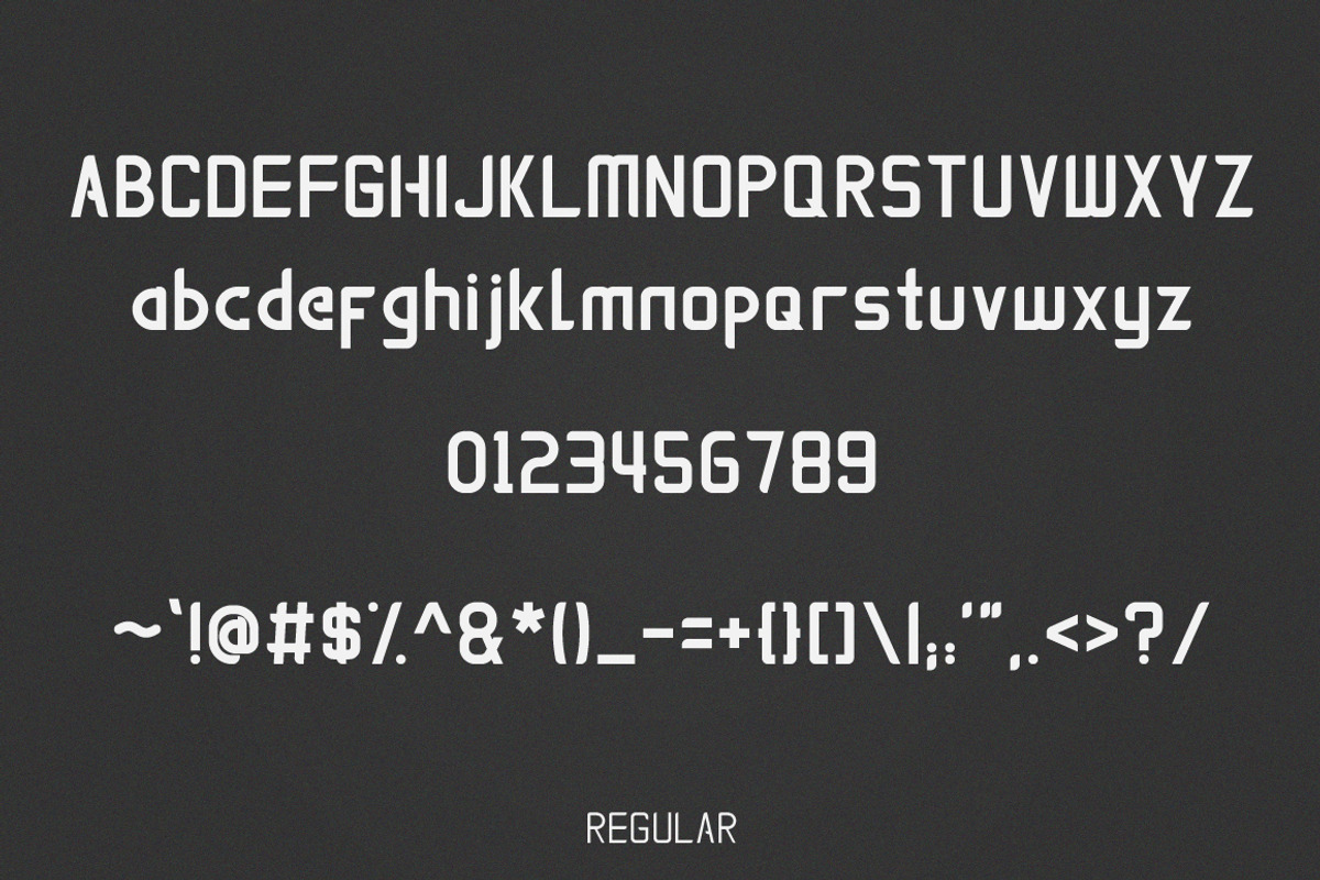 Anteng | Dual Width Font preview 2
