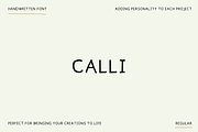 Calli handwritten font, a Handwritten Font by BiancaXavier (Thumbnail 1 of 5)