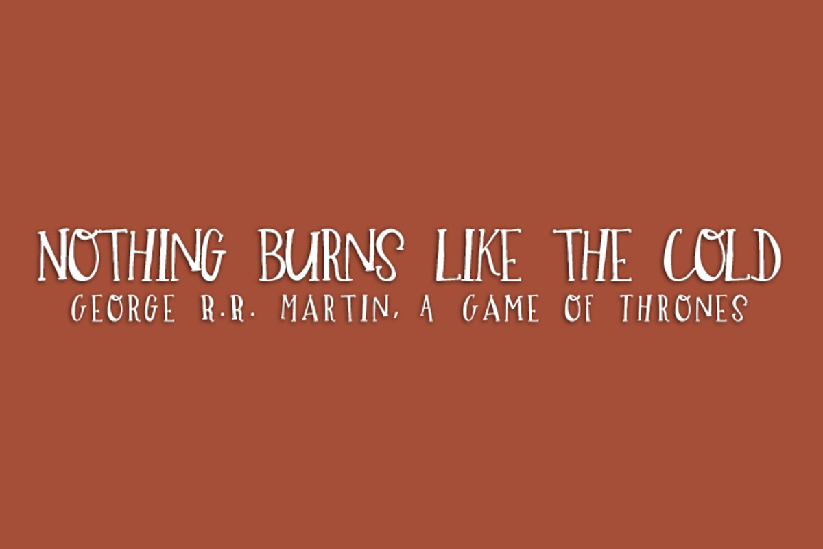 Winter - A Quirky All Caps Font preview 4