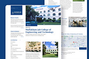 College Landing Page, a Landing Page Template by Istiak Ahmed (Thumbnail 1 of 2)