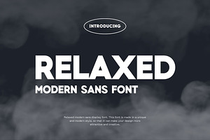 Relaxed - Modern Sans Font