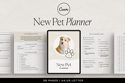 New Pet Planner Canva