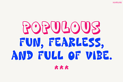 Populous, a Font by Pinisi ART (Thumbnail 10 of 10)