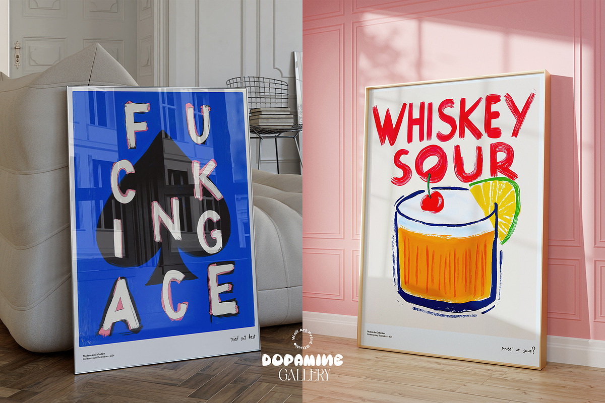 Dopamine Gallery Bundle 2, a Graphic by Wall Art Print Studio (Photo 18 of 38)