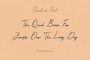 Sometink | Handwritten Font, a Handwritten Font by filosovis (Thumbnail 4 of 6)