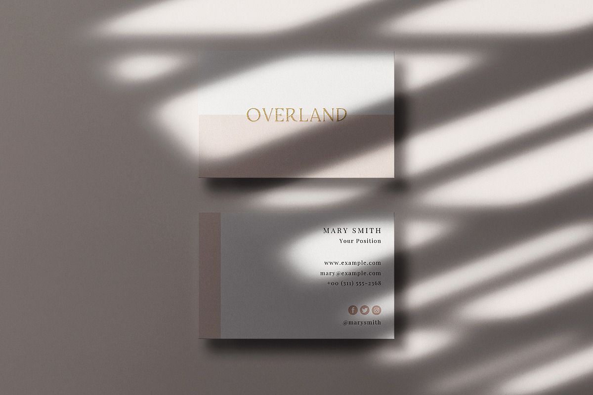 Business Card Mockup Template Logo, a Business Card Template by PrintPixel (Photo 4 of 8)