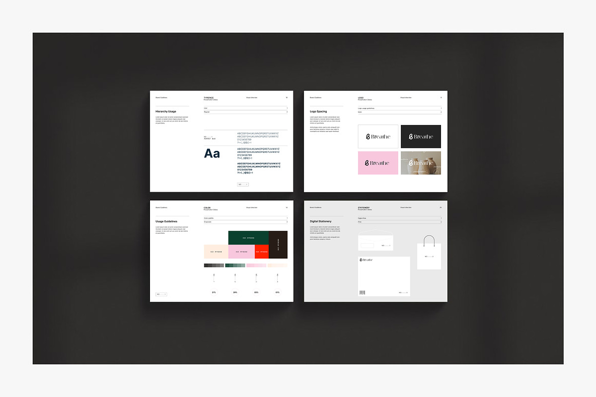 Against – Brand Guidelines, a Presentation Template by S A N D Y (Photo 4 of 10)
