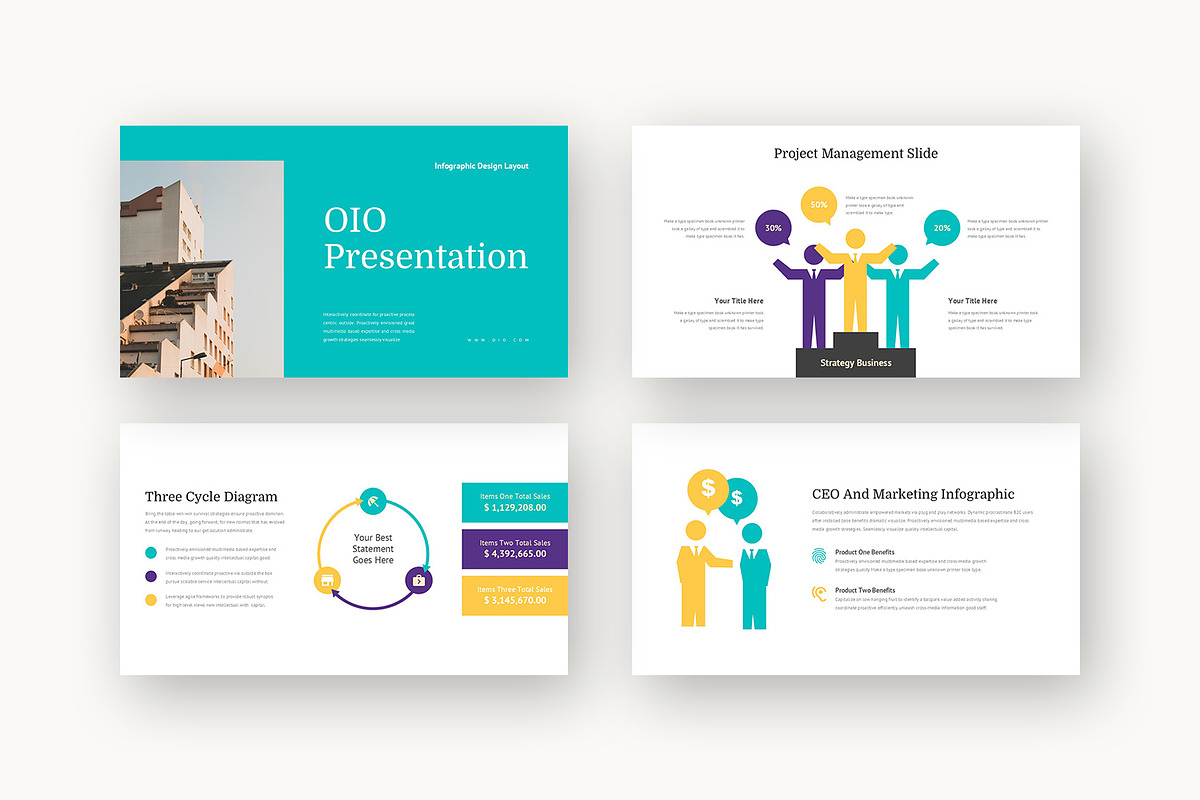 Oio : Data Infographic Google Slides, a Presentation Template by Punkl Camp (Photo 2 of 16)