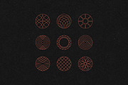 45 VINTAGE ROUND LOGOS, an Object Graphic by 2DFUNS (Thumbnail 6 of 8)