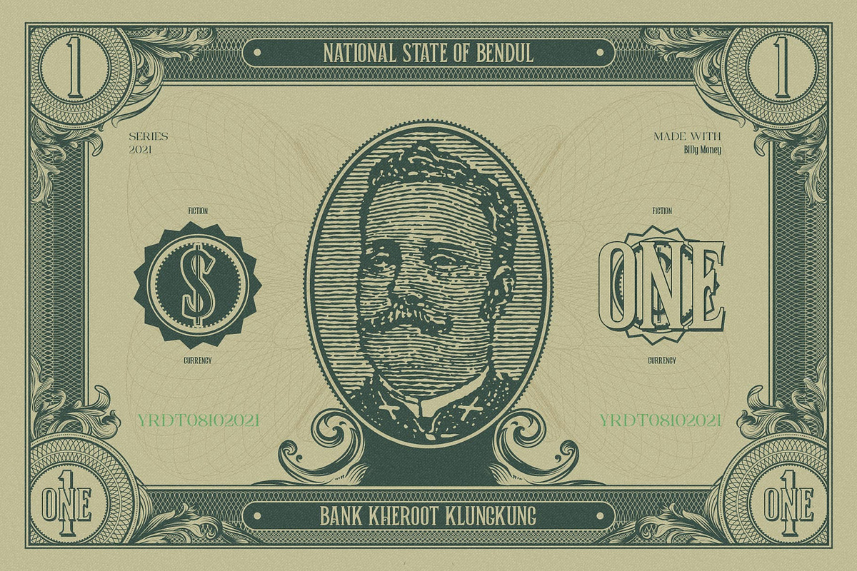 Billy Money, a Blackletter Font by alit design (Photo 14 of 15)