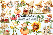 Summer Elves Sublimation Clipart, an Illustration by Rose Art (Thumbnail 1 of 4)
