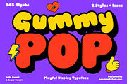Gummy Pop Font, a Sans Serif Font by Handmadefont (Thumbnail 1 of 15)