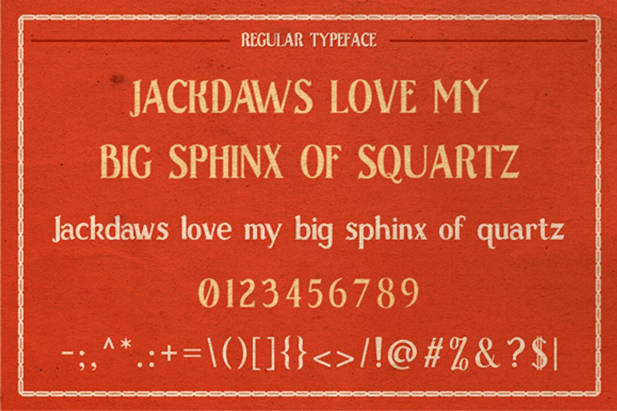 Sonten Typeface preview 2