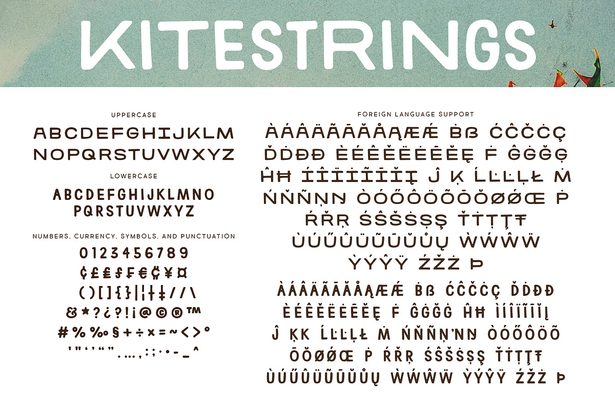 Kitestrings Font Family, a Sans Serif Font by Brittney Murphy Design (Photo 2 of 4)