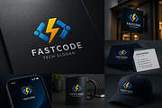 22 Modern Technology Logo Bundle, a Branding & Logo Template by Design_Planet (Thumbnail 7 of 7)