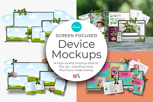 Digital Device Mockups for Canva, a Device Mockup by Mockup Scene